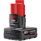 Milwaukee 48-11-2460 M12 REDLITHIUM XC6.0 Extended Capacity Battery Pack