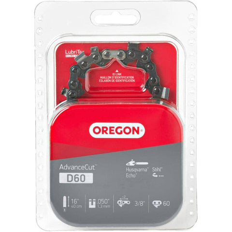 Oregon D60 16-Inch AdvanceCut Chainsaw Chain - Fits Husqvarna, Echo and More