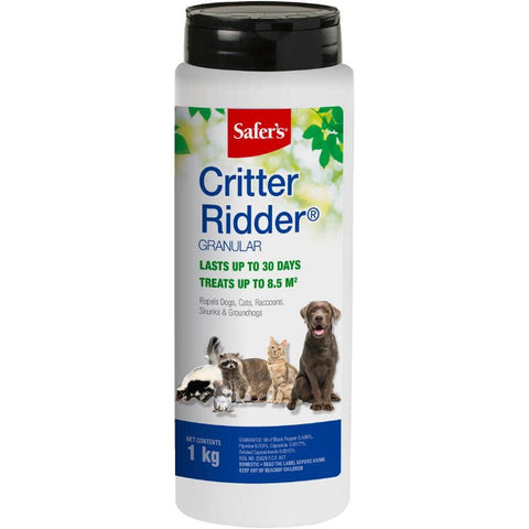 Safer's 3142CAN Critter Ridder Animal Repellent Granules - 1 Kg